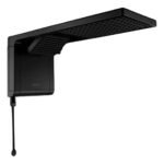 Chuveiro elétrico de parede Lorenzetti Acqua Ultra Duo preto fosco 5.5kW