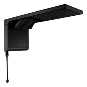 Chuveiro elétrico de parede Lorenzetti Acqua Ultra Duo preto fosco 5.5kW