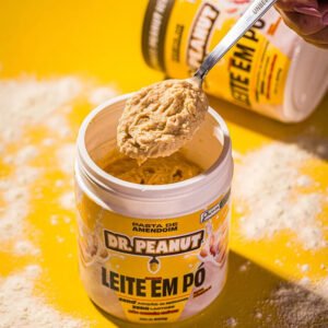 Pasta de Amendoim Dr. Peanut Leite em Pó com Whey 250g Sem Glúten