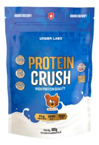 Whey Protein Crush 100% Coq10 Refil 900g Under Labz Sabor Doce de leite