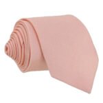 Gravata Masculina Premium Tradicional Padrinhos Casamento Noivos Semi Slim Várias Cores Salmão