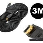 Cabo Hdmi 3 Mts Tv Ps3 Ps4 Ps5 Xbox Alta Resolução 4k 3d