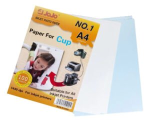 Papel Sublimático A4 100g 500 Folhas Fundo Azul Claro Jojo Paper