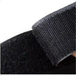 Fita Fecho Adesivo 20mm X 5mts Branco Macho E Fêmea Cor Preto