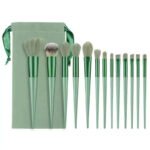 Pincéis de maquiagem profissionais de 13 peças — Kit completo de pincéis de maquiagem macios para iniciantes e maquiadores