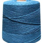 Linha De Crochê Colorida Eco Brasil 6 Fios 1 Kg Barbante Cor Azul-petróleo