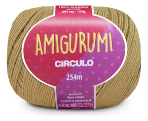 Fio Amigurumi Circulo – 254 M – 125 G- Crochê Cor 7076- Caramelito
