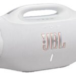Caixa De Som Bluetooth Boombox 4 Jbl 210w Prova D’água Branco