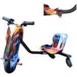 Triciclo Elétrico Drift para Crianças com Motor de 250W e Autonomia de 30 km