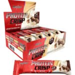 Barras de Proteínas Crisp Bar Ninho Creme De Avelã 12 Und Integralmédica Leite Em Pó Com Creme De Avelã