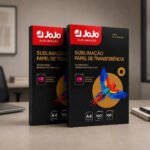 Kit com 200 Folhas de Papel Sublimático Jojo A4 Rosa de 100g