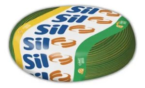 Cabo Flexível Pocket 750v 6mm Rolo 25m Cores Variadas Sil Cor Da Cobertura Verde