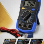 Multímetro Digital Profissional Lcd Iluminado Portátil Multifunções Ac Dc Bip Com Bateria