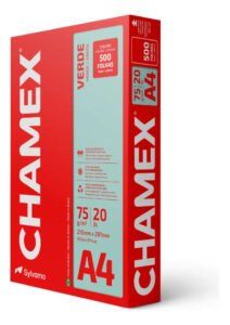 Papel Sulfite para Organização Verde Chamex A4 75g 210x297mm – Pacote 500 Folhas Premium