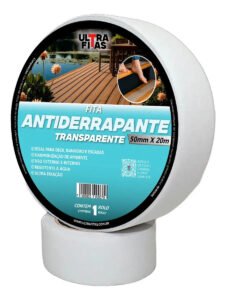 Fita Antiderrapante Transparente 20m X 50mm Escadas , Rampa , Segurança