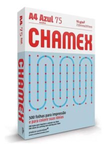 Papel Sulfite A4 Azul 210×297 Com 500 Fls Colors – Chamex