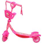 Patinete Infantil Musical Replay Kids Kiddy com 3 Rodas e Luz de Led Rosa