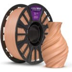 Filamento Pla Marrom Cappuccino Velvet 1Kg 1,75mm Premium Voolt3D