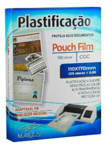 Plástico P/ Plastificação Mares Cgc 110×170 0,05 100un