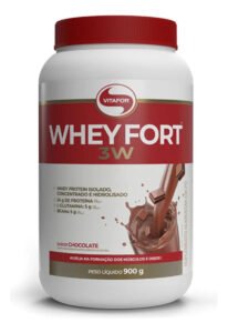 Whey Protein Vitafor Isolado Concentrado E Hidrolisado 3 W Sabor Chocolate