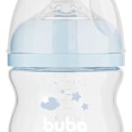 Mamadeira Easy Flow Nuvem 120ml Anticólica Azul Buba