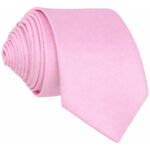 Gravata Masculina Premium Tradicional Padrinhos Casamento Noivos Semi Slim Várias Cores Rosa Bebe