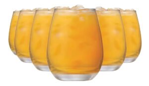 Kit Copo, Jogo de Copos de Vidro, Ruvolo 350ml 6 Peças