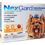 NexGard Antipulgas Carrapatos Para Cães 2 A 4 Kg 3 Comprimidos