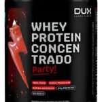 Whey Protein Concentrado Party! Pote 900g Sabor Churros Dux