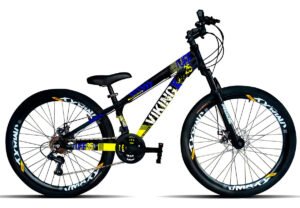Bicicleta Mountain Bike VikingX Tuff 25 Aro 26 Alumínio 21 Marchas