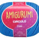 Fio Amigurumi Circulo – 254 M – 125 G- Crochê Cor 2500-acqua