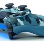 Controle Joystick Sem Fio Sony Playstation Dualshock 4 Wireless Controller Azul Camuflado