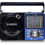 Rádio Am Fm Retrô Antigo Bluetooth Recarregável Bivolt Azul