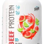 Suplemento Beef Protein Shark Pro Proteína Bovina + Colágeno pote 900g Sabor Melancia Com Limão