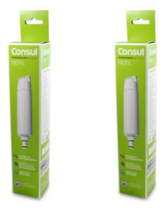Kit 2 Refil Filtro Purificador Agua Consul Cpc31 Cpb34 Cix06 Branco