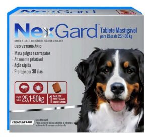 Remedio Pra Carrapato Nex Gard 25 A 50 Carrapato 1cp Resolve