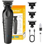 Kemei Maquina De Acabamento Km 2299 Profissional Cor Black