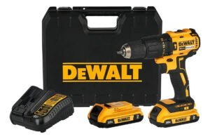 Parafusadeira e Furadeira de Impacto 13mm 20V DEWALT DCD7781D2 Com 2 Baterias, Carregador e Maleta