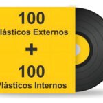 Plásticos de Proteção Para Discos Vinil 200 Peças Discotech LPs Nacionais