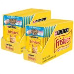 Ração Úmida Friskies Gatos Sachê Sabor Peixe Branco 85g 30 Sachês Friskies Purina