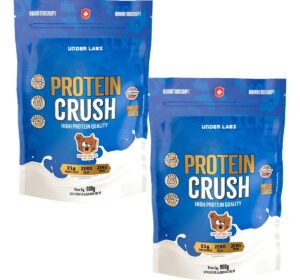 Whey Protein Crush Under Labz 21g De Proteina Kit 2x 900g Sabor Chocolate Chocobear