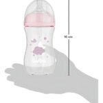 Mamadeira Easy Flow 270ml Anticólica Evita Gases Buba Rosa N Rosa Nuvem