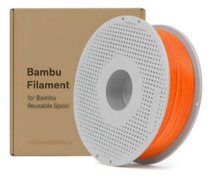 Filamento 3d Bambu Lab Pla Lite 1kg C/ Carretel Cores Cor Laranja