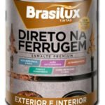 Esmalte Premium Direto Na Ferrugem 900ml Ferro Metal Cor Marrom Conhaque 900 Ml