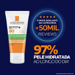 Protetor Solar Facial FPS 80 Antioleosidade Anthelios Airlicium La Roche-Posay 40g