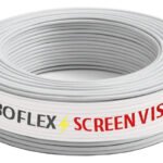 Fio 4mm Cabo Flexível Rolo Com 100 metros Elétrico 750v Cor Branco Marca Screen Vision