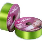 Fita De Cetim Progresso 38mm Rolo 50 Metros Várias Cores Cor 677 Verde Folha