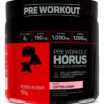 Pré Treino Hórus 150g Max Titanium Algodão Doce Energia Sustentada