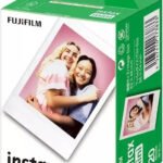Filme instantâneo fotográfico Fujifilm Película Instax Mini color branco – 20 unidades