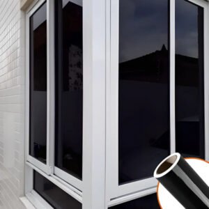 Adesivo Bloqueador Blackout Preto 3m x 60cm Vidro Porta Janela